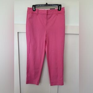 Talbots NEW Perfect Crop Pants Women’s Size 4 Pink Preppy Office ‎ **see Notes**